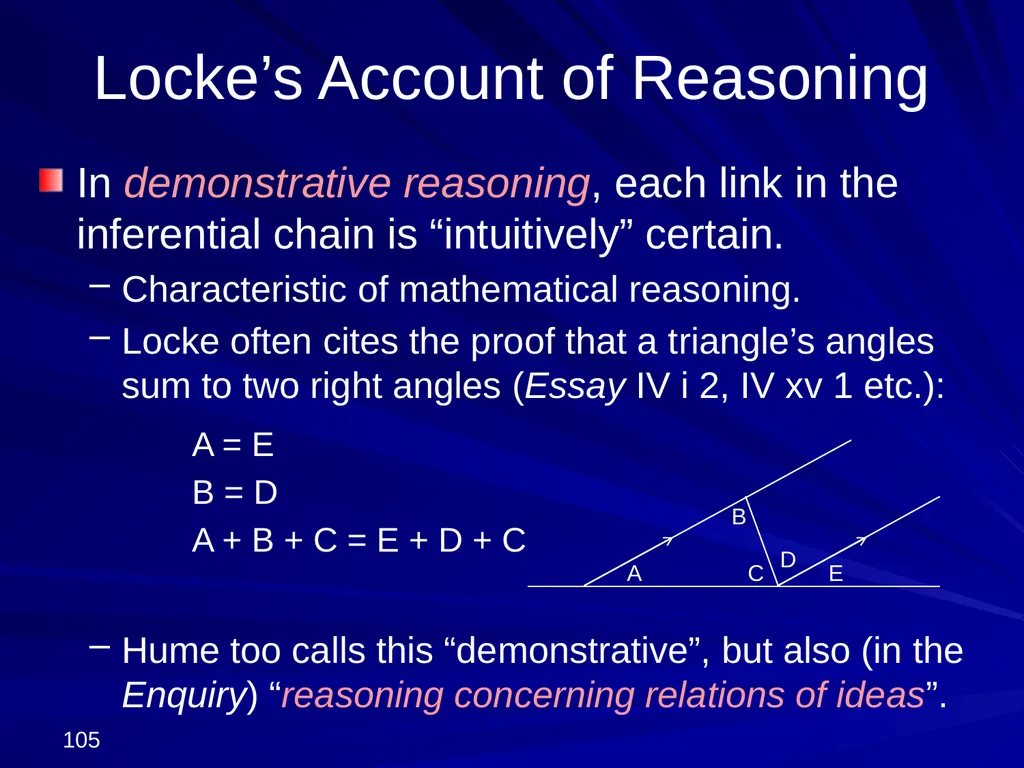 David Hume, 1711-1776 Peter Millican Hertford - slide 105 of 390