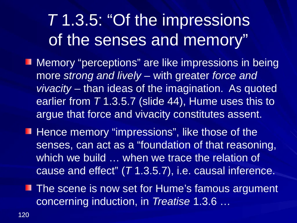 David Hume, 1711-1776 Peter Millican Hertford - slide 120 of 390