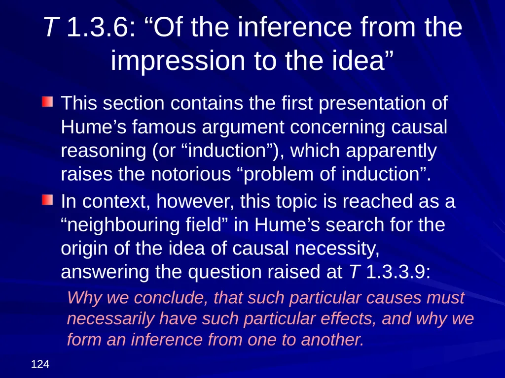 David Hume, 1711-1776 Peter Millican Hertford - slide 124 of 390