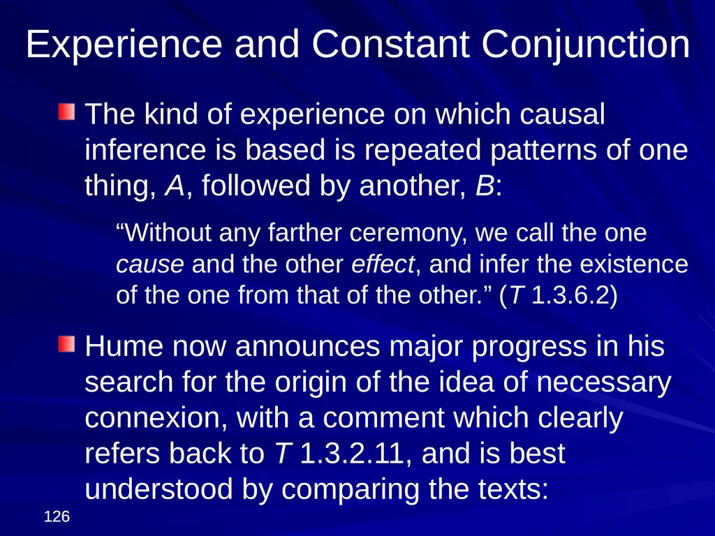 David Hume, 1711-1776 Peter Millican Hertford - slide 126 of 390
