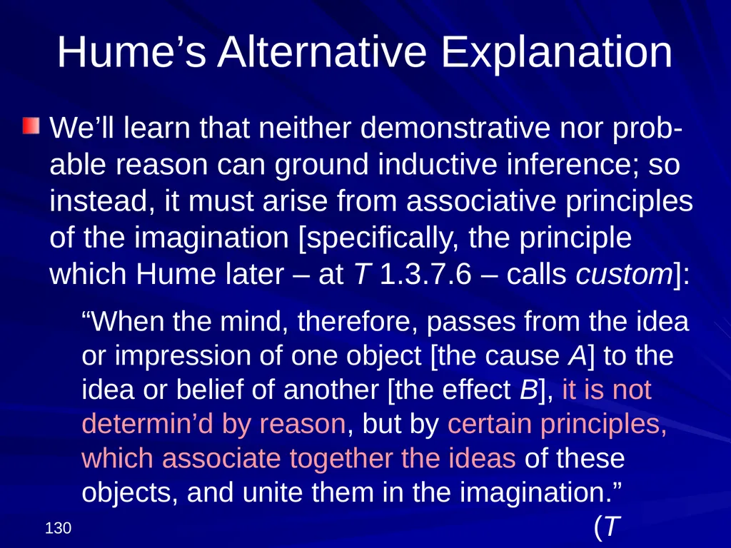 David Hume, 1711-1776 Peter Millican Hertford - slide 130 of 390