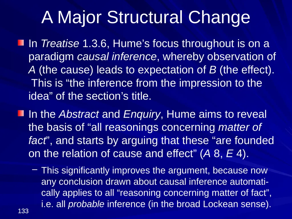 David Hume, 1711-1776 Peter Millican Hertford - slide 133 of 390