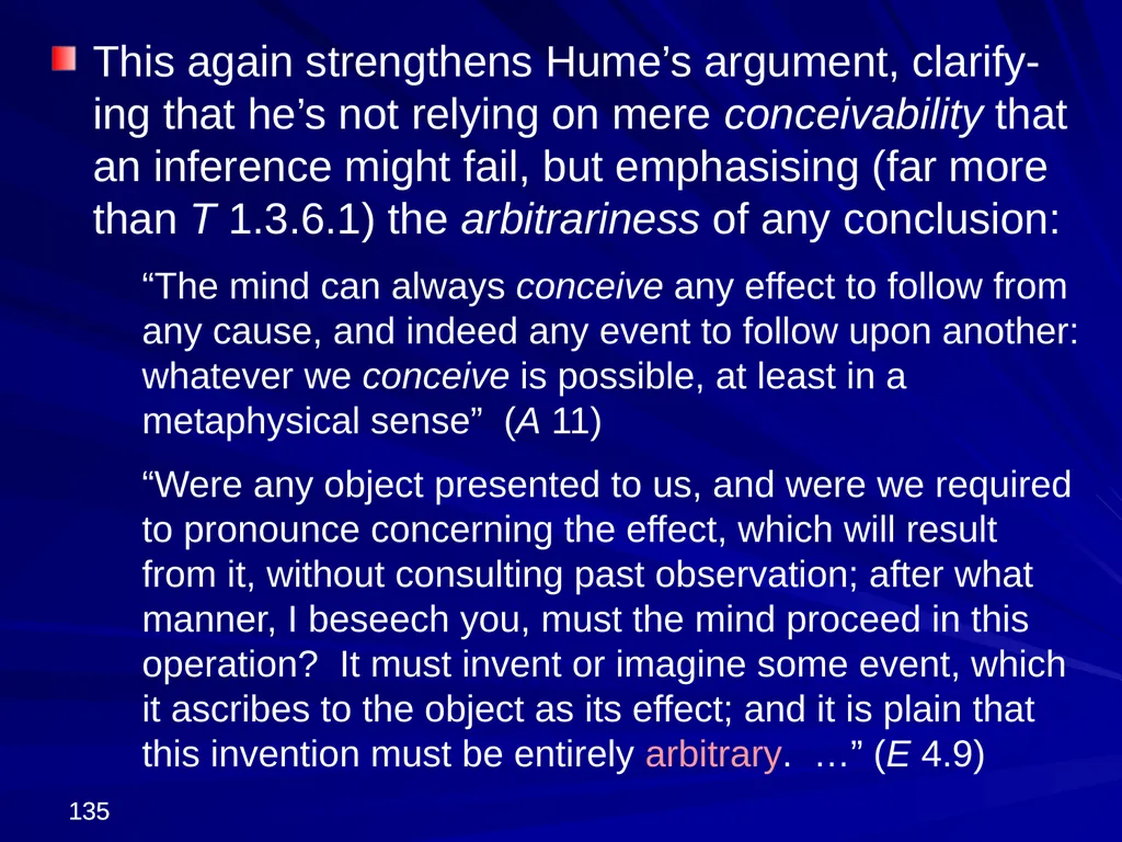 David Hume, 1711-1776 Peter Millican Hertford - slide 135 of 390