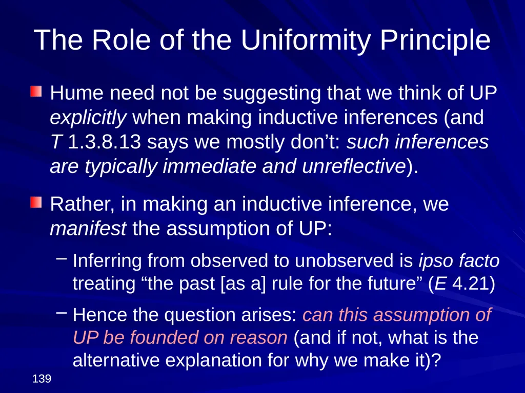 David Hume, 1711-1776 Peter Millican Hertford - slide 139 of 390
