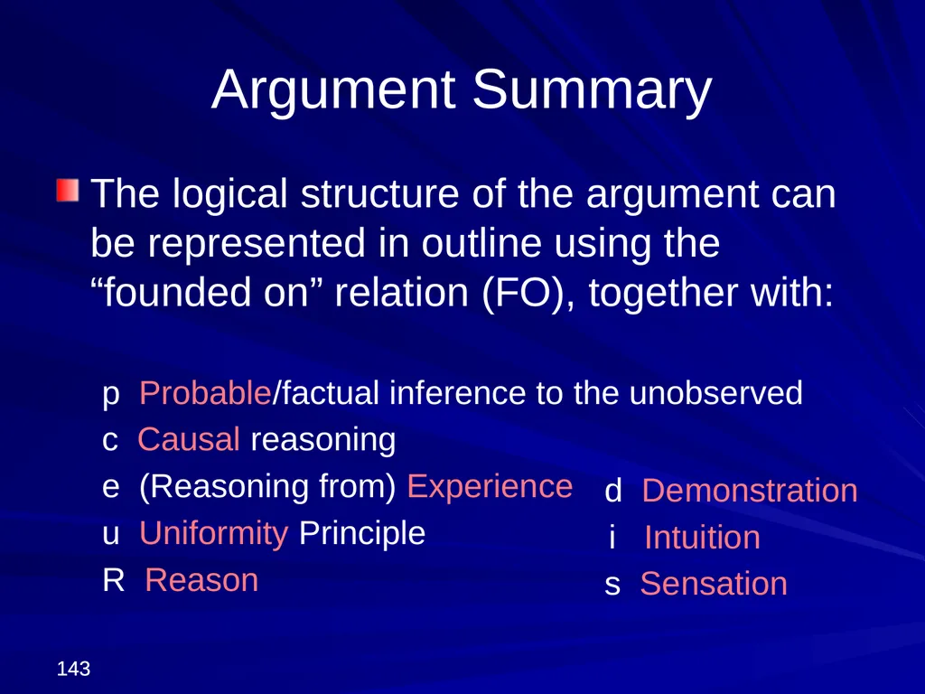 David Hume, 1711-1776 Peter Millican Hertford - slide 143 of 390