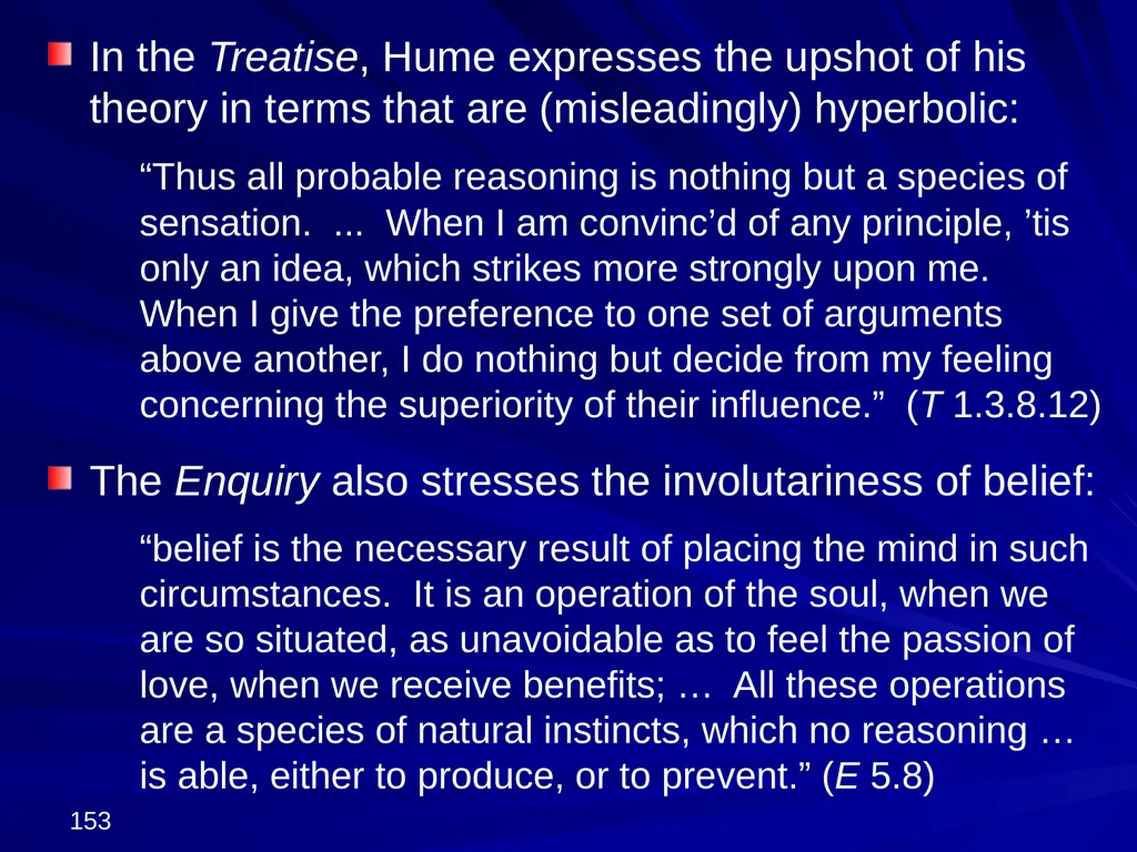 David Hume, 1711-1776 Peter Millican Hertford - slide 153 of 390