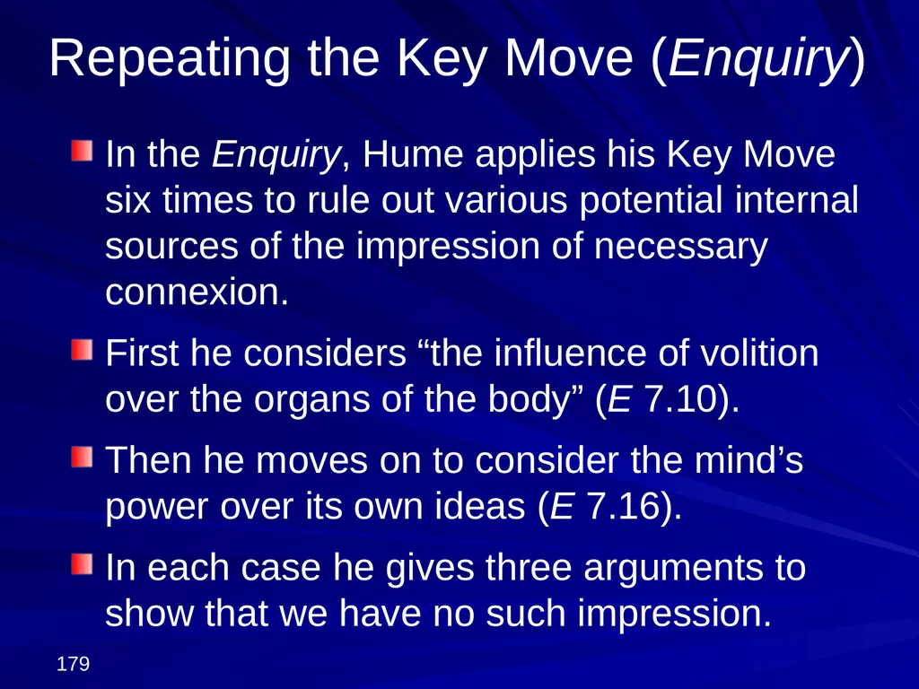 David Hume, 1711-1776 Peter Millican Hertford - slide 179 of 390