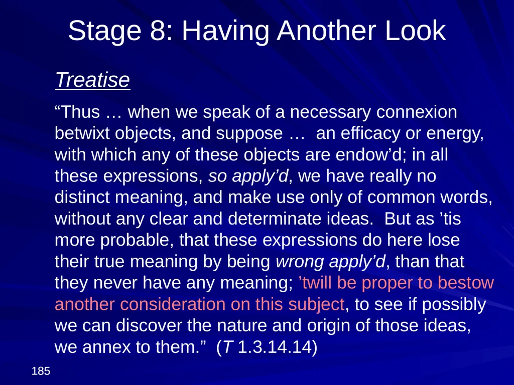 David Hume, 1711-1776 Peter Millican Hertford - slide 185 of 390
