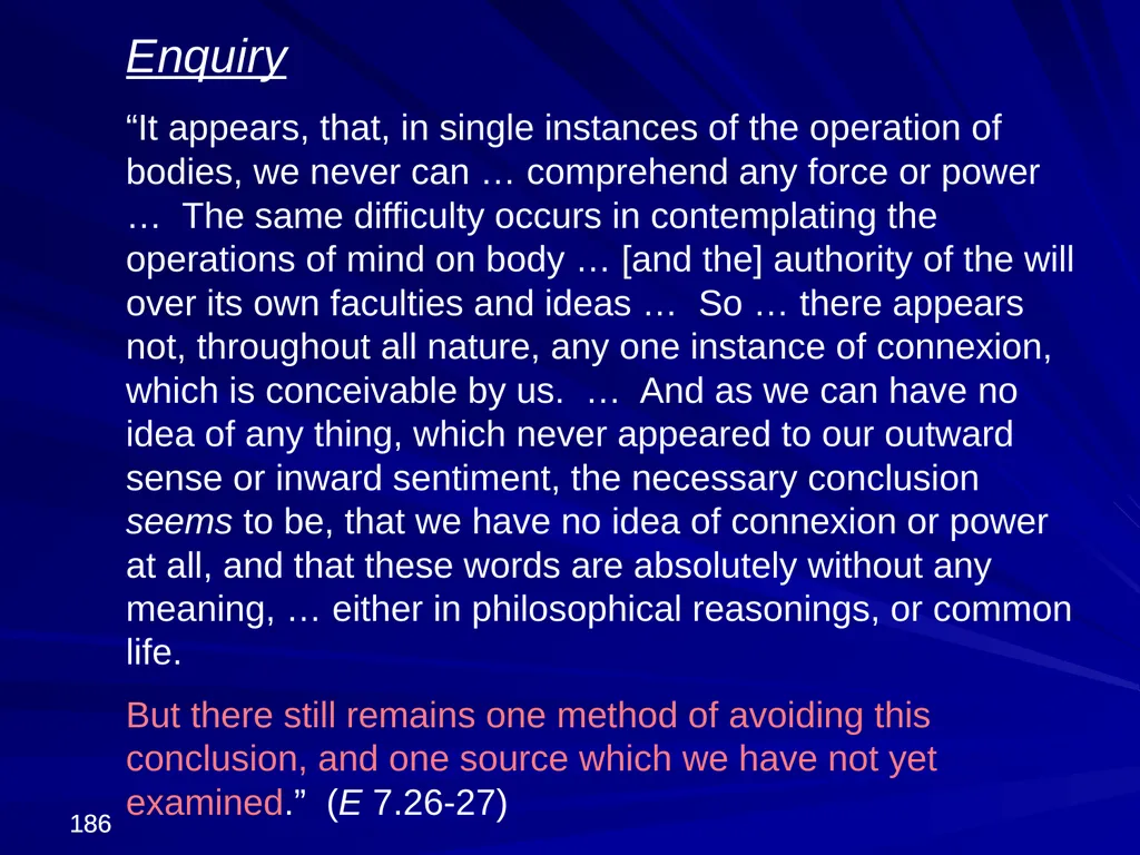 David Hume, 1711-1776 Peter Millican Hertford - slide 186 of 390