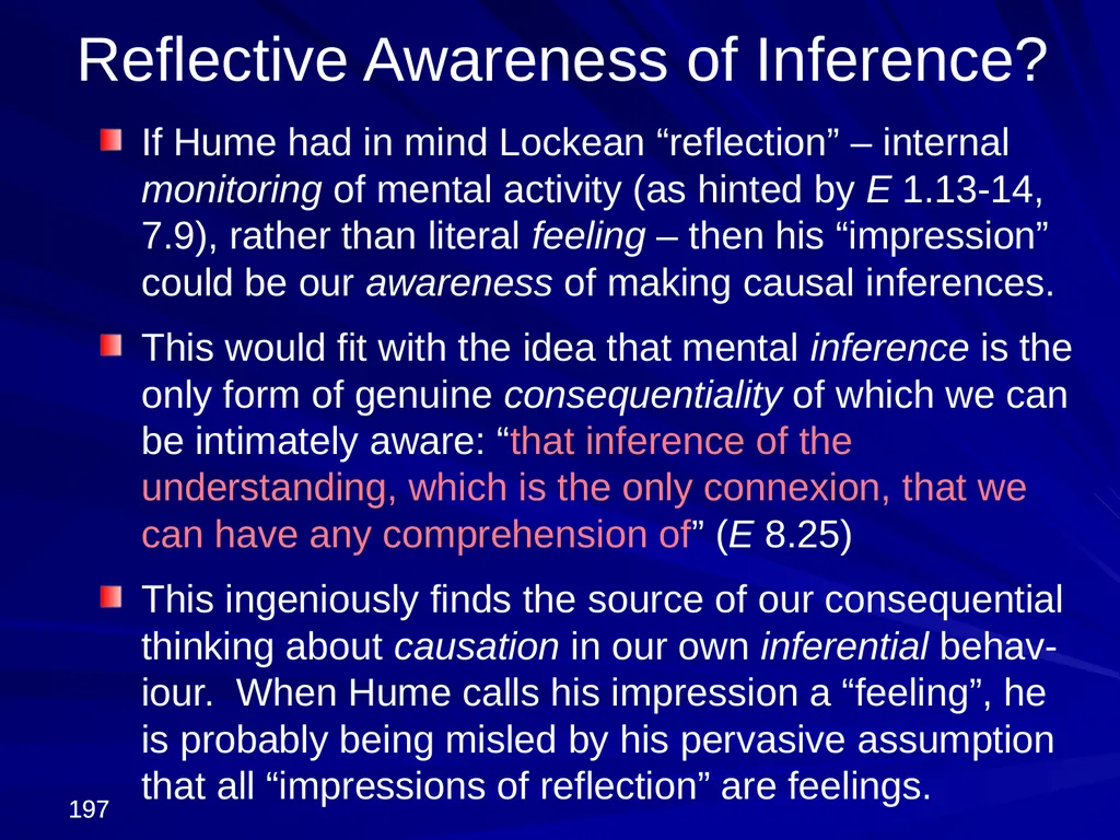 David Hume, 1711-1776 Peter Millican Hertford - slide 197 of 390