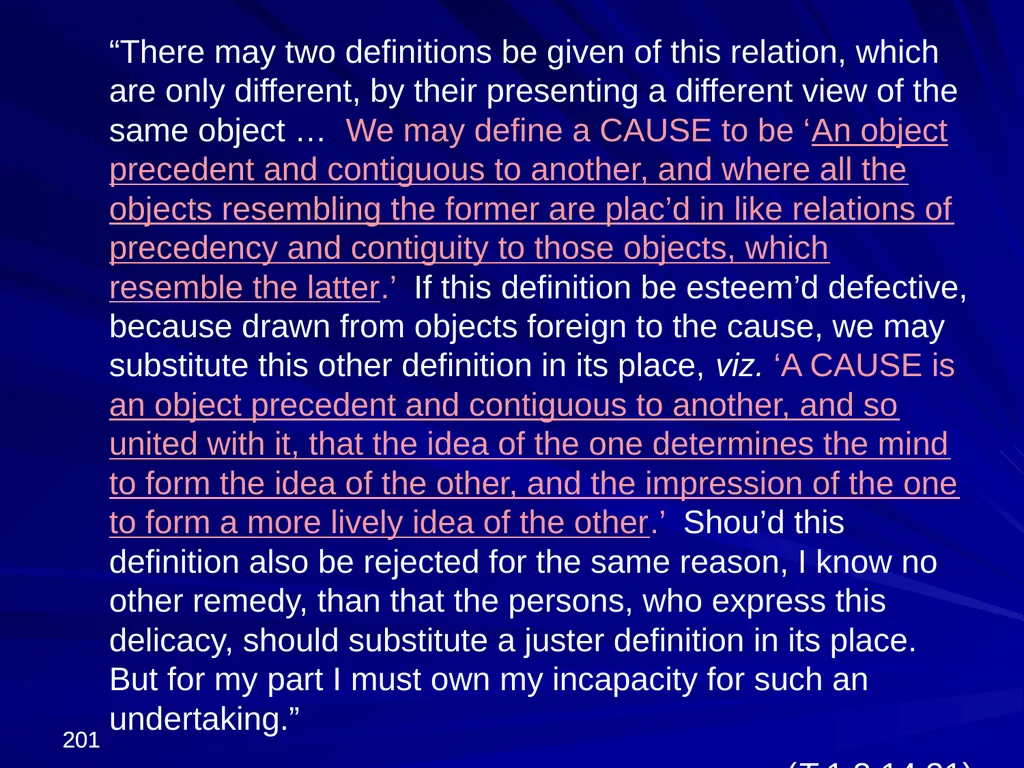 David Hume, 1711-1776 Peter Millican Hertford - slide 201 of 390