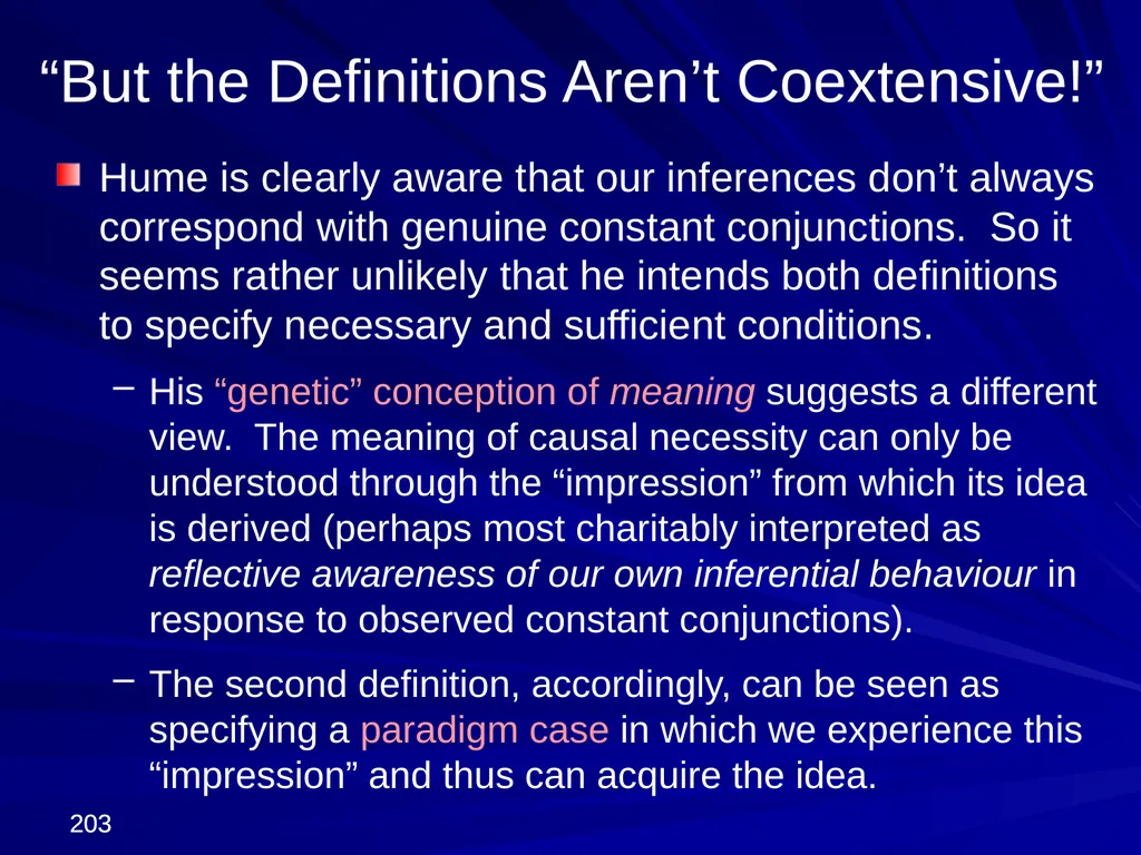 David Hume, 1711-1776 Peter Millican Hertford - slide 203 of 390