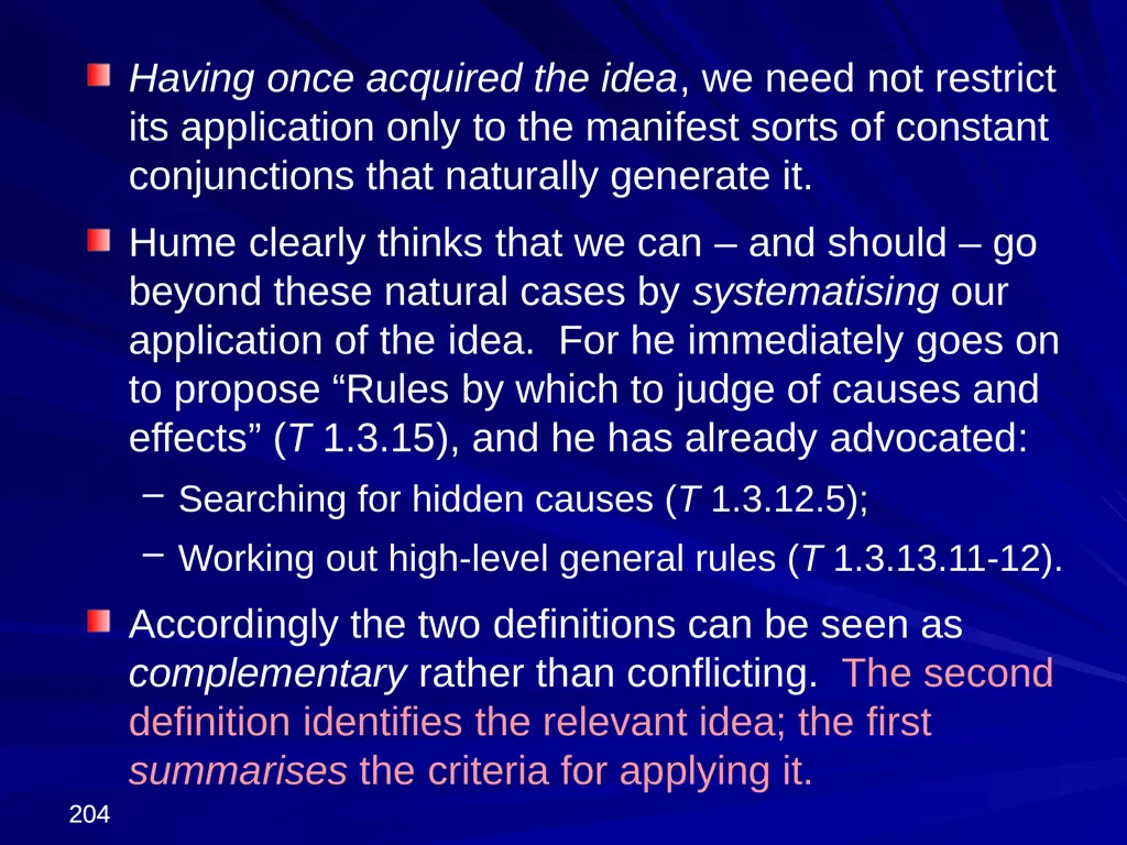 David Hume, 1711-1776 Peter Millican Hertford - slide 204 of 390