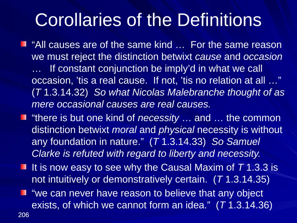 David Hume, 1711-1776 Peter Millican Hertford - slide 206 of 390