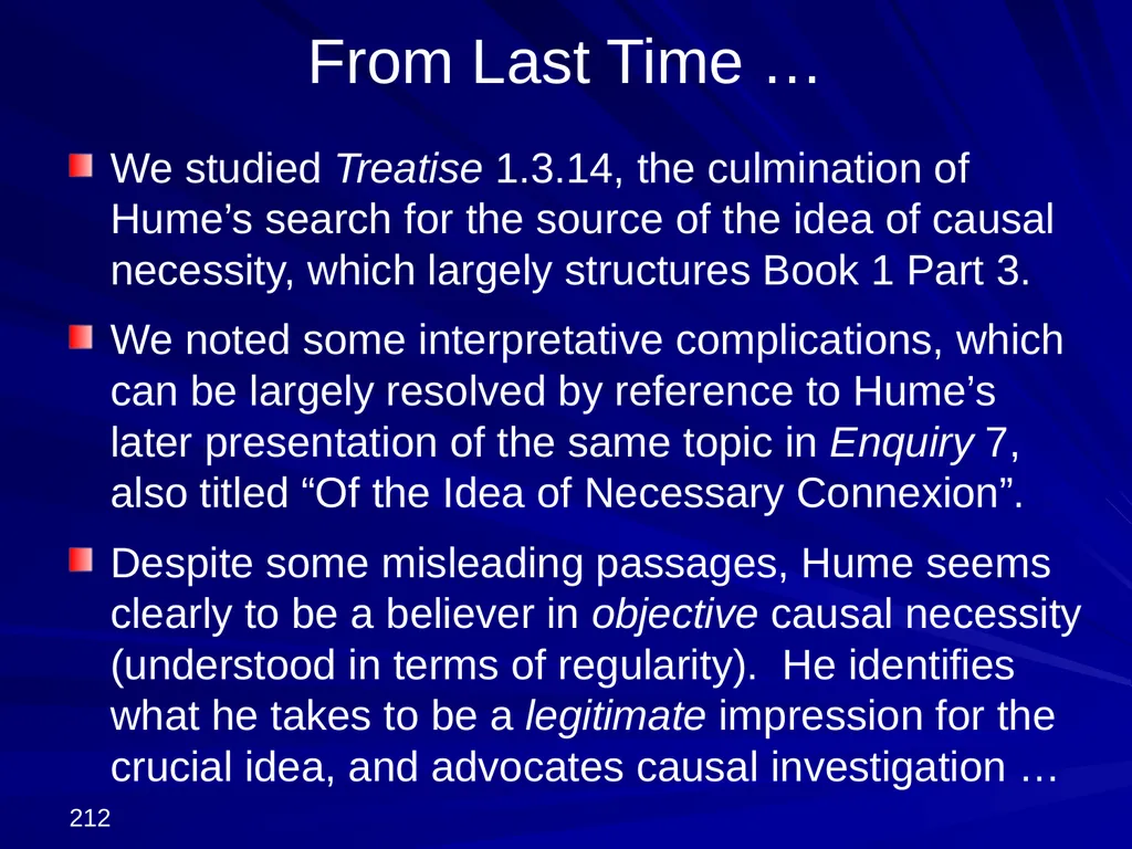 David Hume, 1711-1776 Peter Millican Hertford - slide 212 of 390