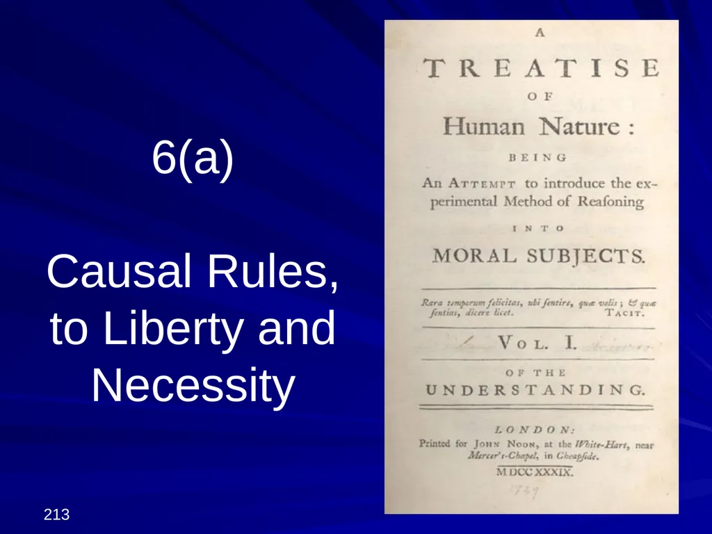David Hume, 1711-1776 Peter Millican Hertford - slide 213 of 390