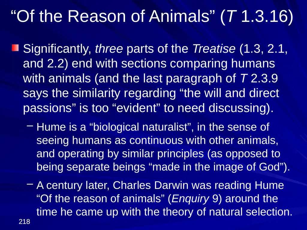 David Hume, 1711-1776 Peter Millican Hertford - slide 218 of 390