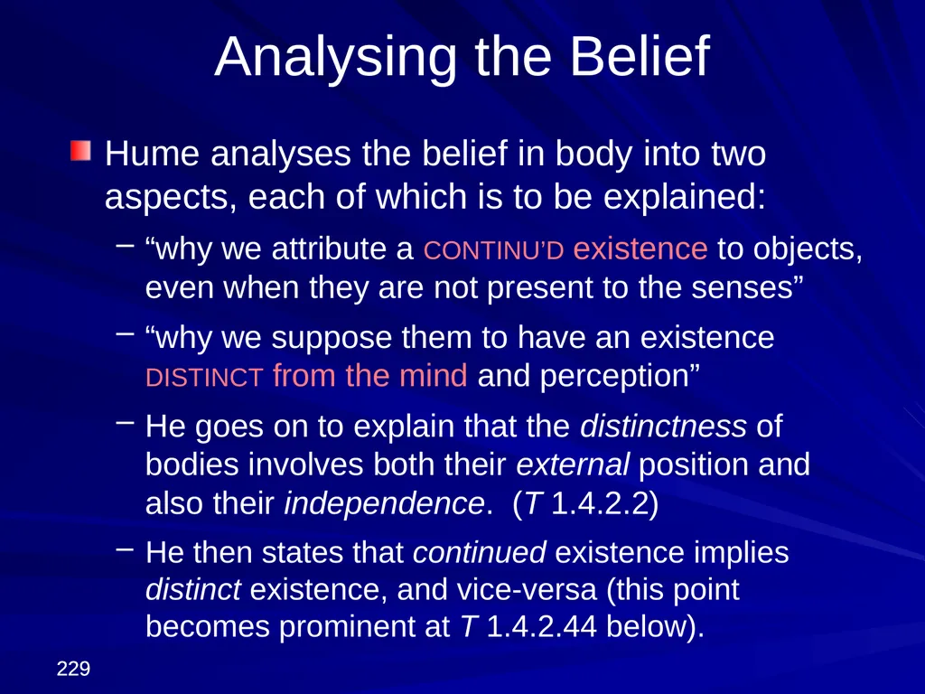 David Hume, 1711-1776 Peter Millican Hertford - slide 229 of 390