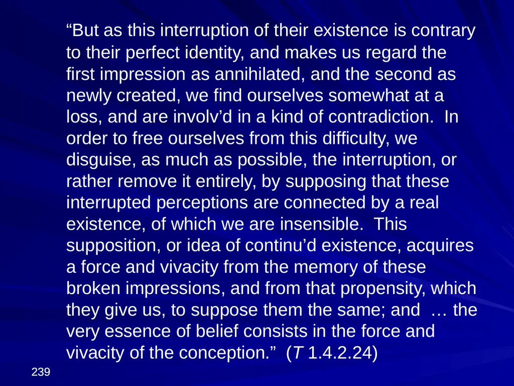 David Hume, 1711-1776 Peter Millican Hertford - slide 239 of 390