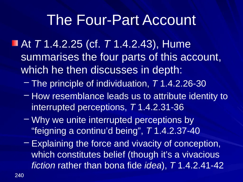David Hume, 1711-1776 Peter Millican Hertford - slide 240 of 390