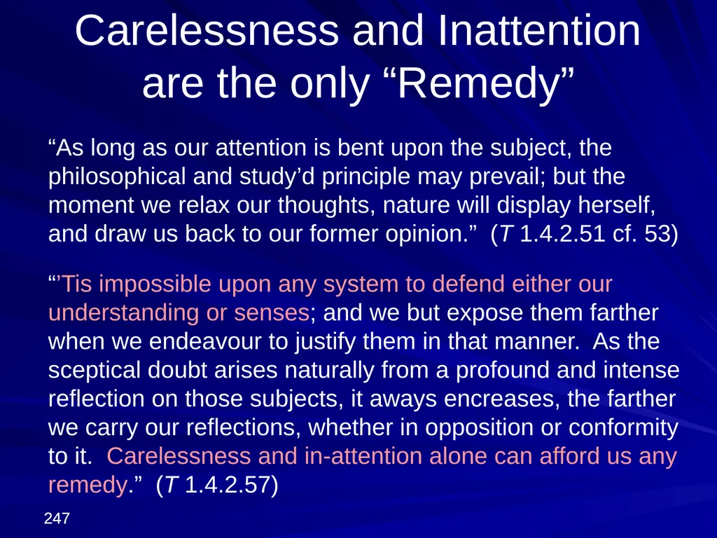 David Hume, 1711-1776 Peter Millican Hertford - slide 247 of 390