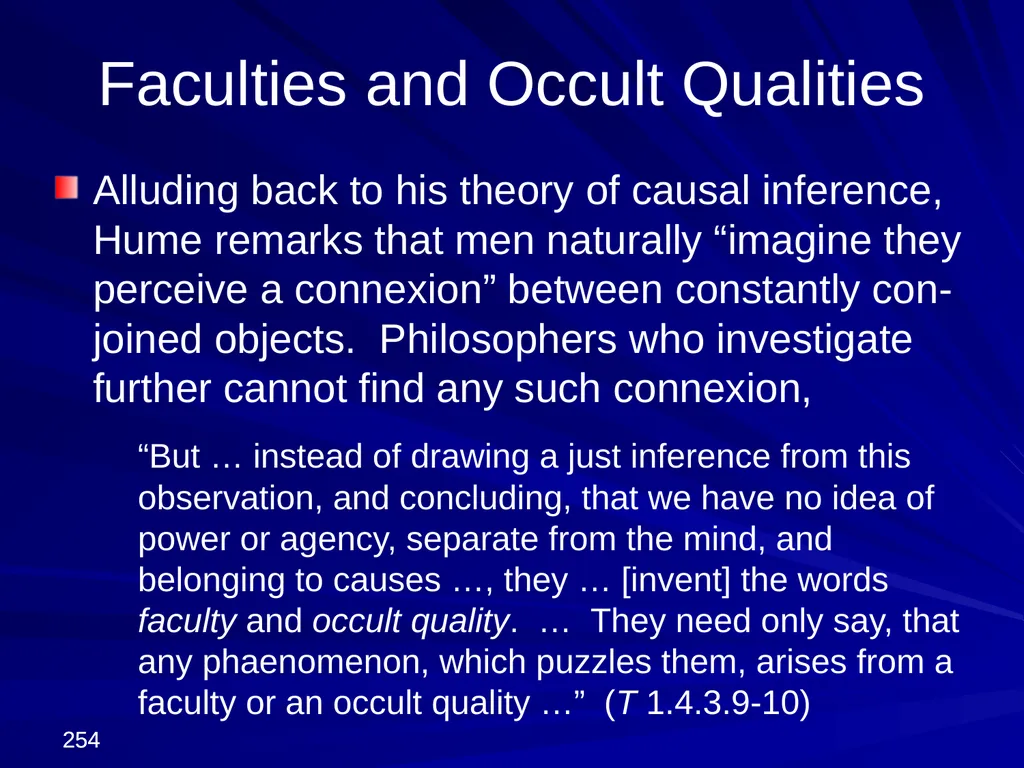 David Hume, 1711-1776 Peter Millican Hertford - slide 254 of 390