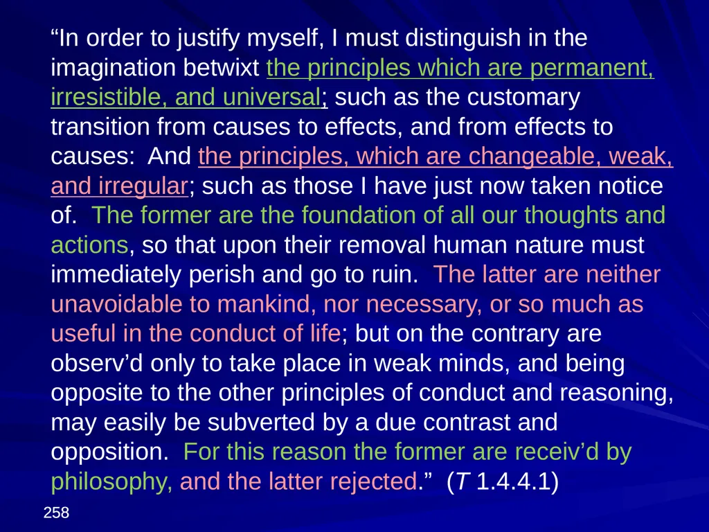 David Hume, 1711-1776 Peter Millican Hertford - slide 258 of 390