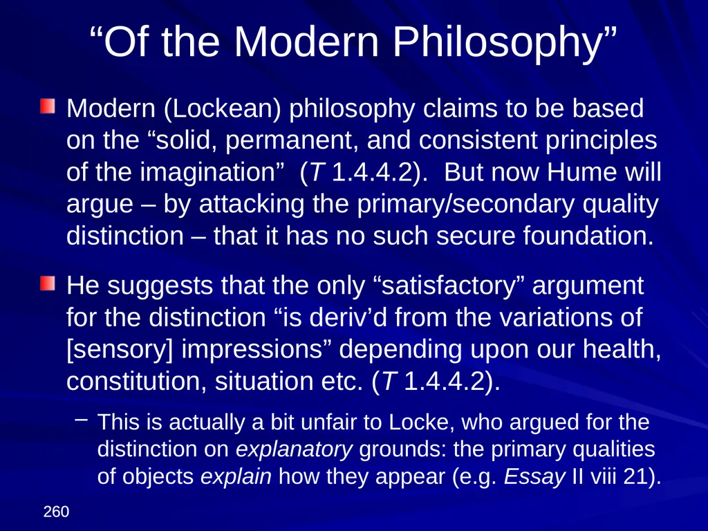 David Hume, 1711-1776 Peter Millican Hertford - slide 260 of 390