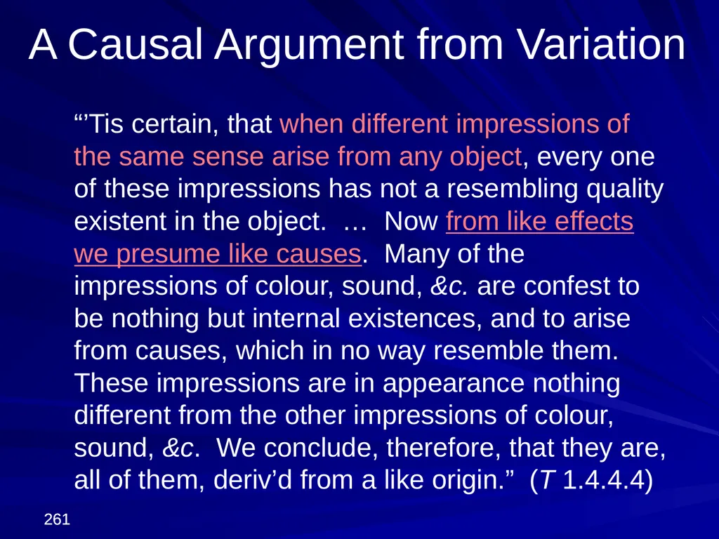 David Hume, 1711-1776 Peter Millican Hertford - slide 261 of 390