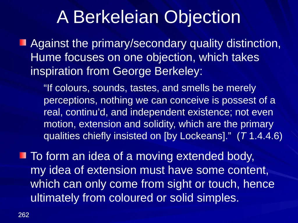 David Hume, 1711-1776 Peter Millican Hertford - slide 262 of 390