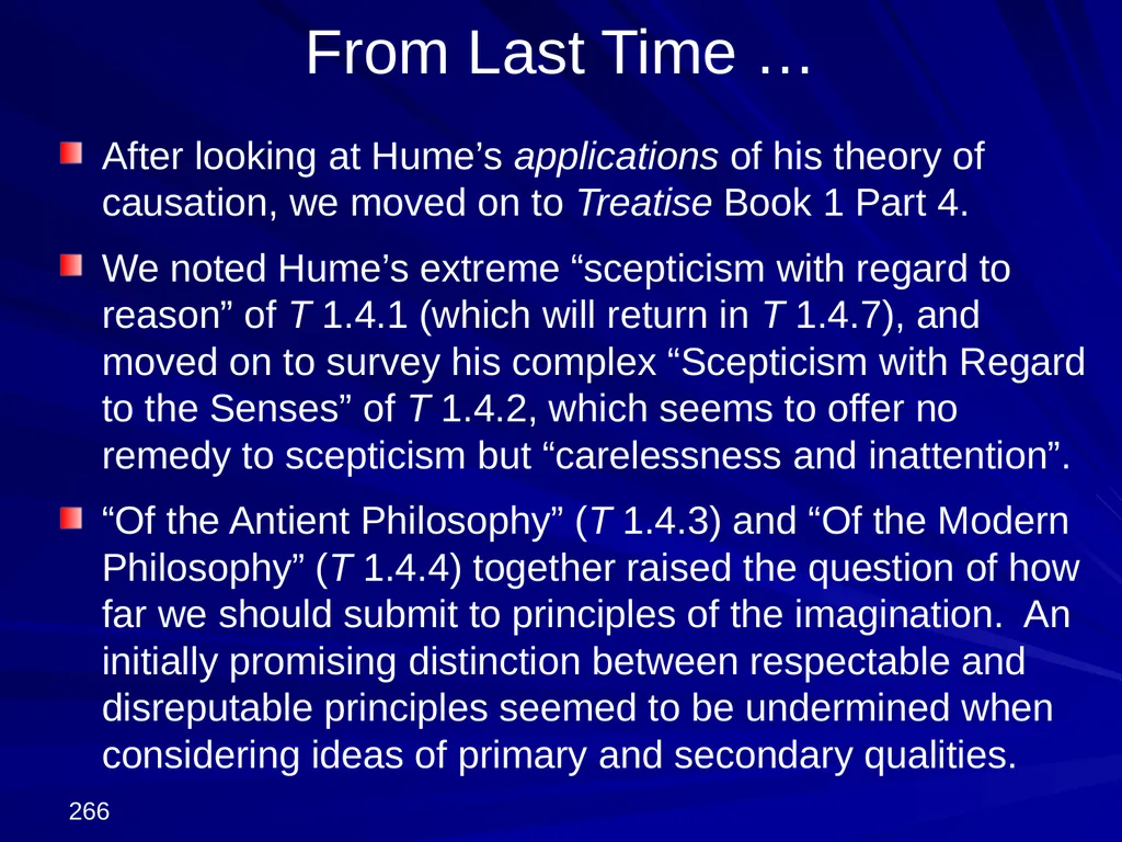 David Hume, 1711-1776 Peter Millican Hertford - slide 266 of 390