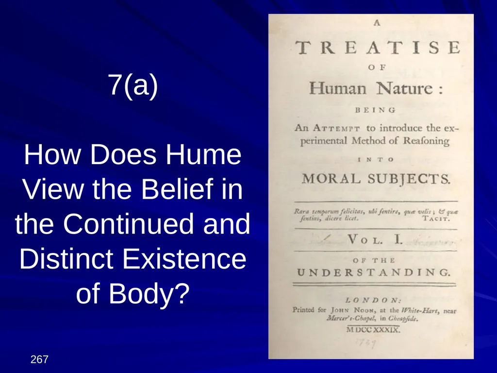 David Hume, 1711-1776 Peter Millican Hertford - slide 267 of 390