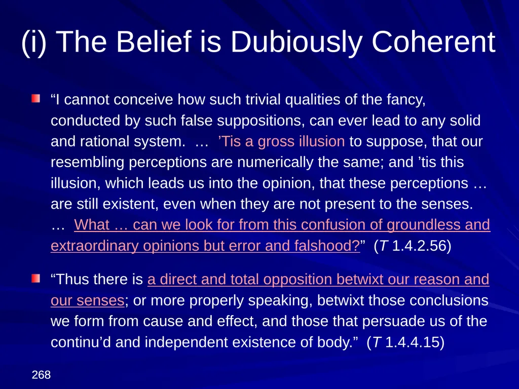 David Hume, 1711-1776 Peter Millican Hertford - slide 268 of 390
