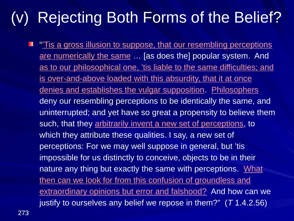 David Hume, 1711-1776 Peter Millican Hertford - slide 273 of 390