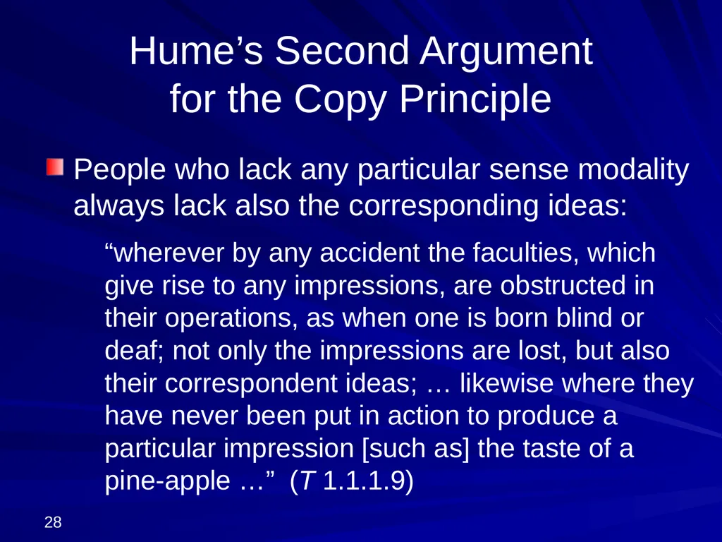 David Hume, 1711-1776 Peter Millican Hertford - slide 28 of 390