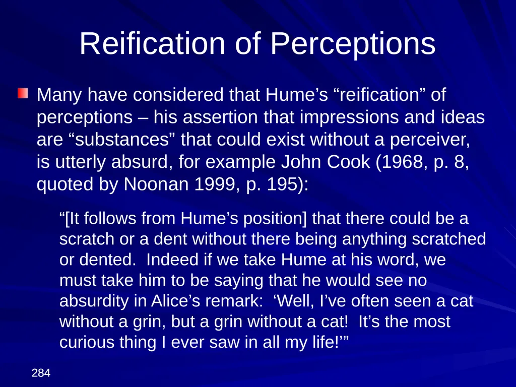 David Hume, 1711-1776 Peter Millican Hertford - slide 284 of 390