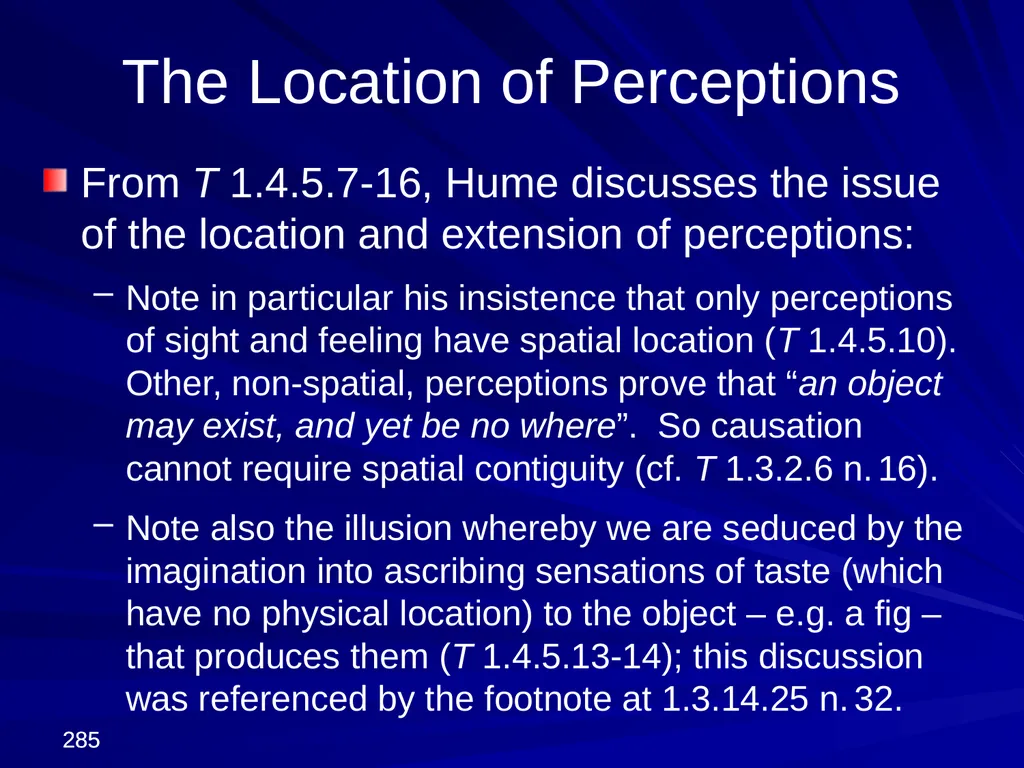 David Hume, 1711-1776 Peter Millican Hertford - slide 285 of 390