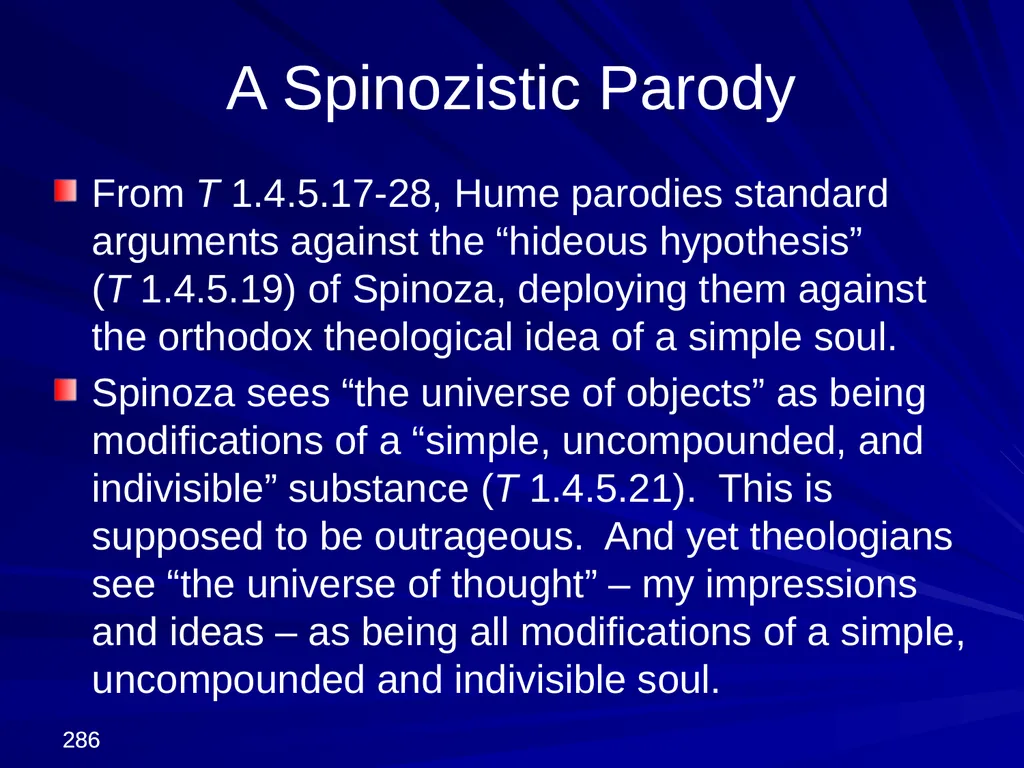 David Hume, 1711-1776 Peter Millican Hertford - slide 286 of 390