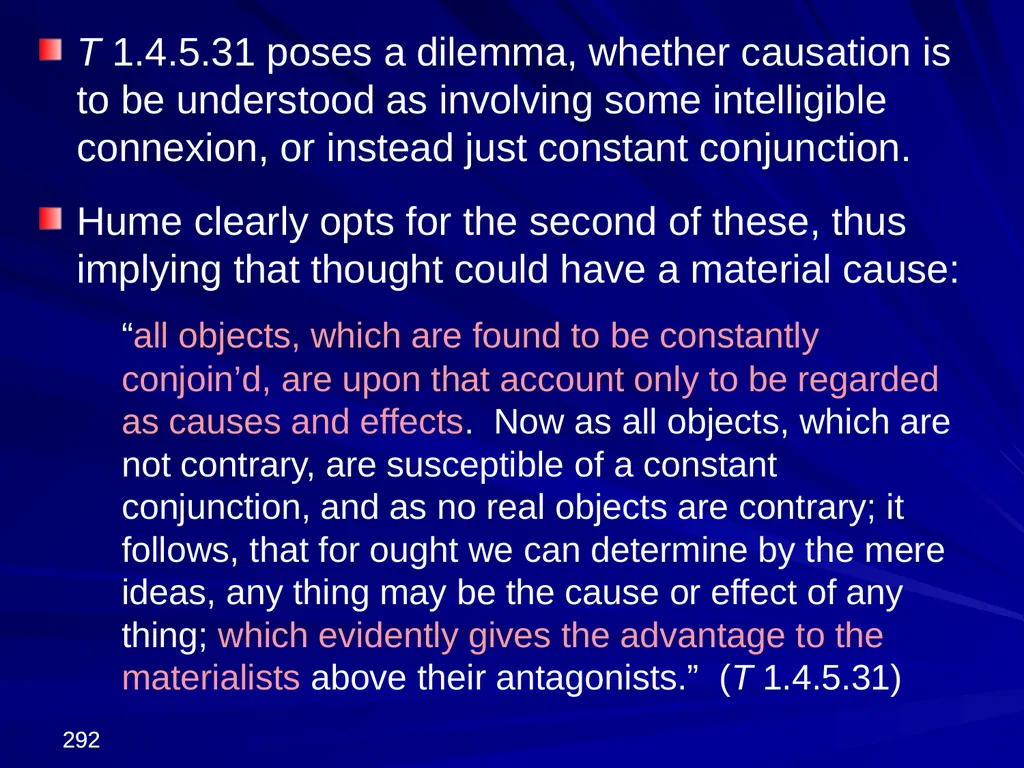David Hume, 1711-1776 Peter Millican Hertford - slide 292 of 390