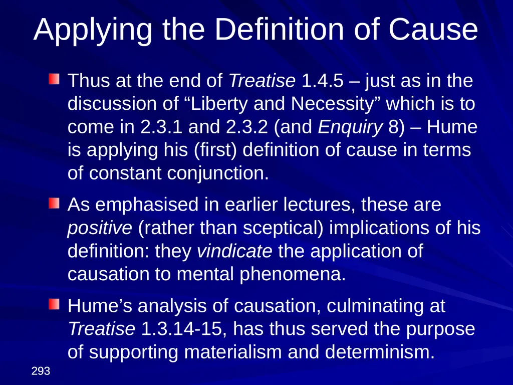 David Hume, 1711-1776 Peter Millican Hertford - slide 293 of 390