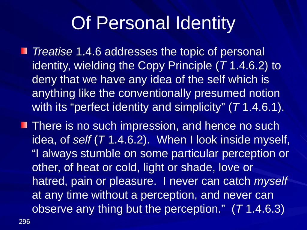 David Hume, 1711-1776 Peter Millican Hertford - slide 296 of 390