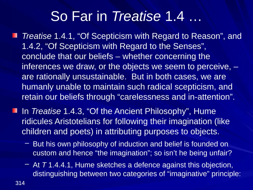 David Hume, 1711-1776 Peter Millican Hertford - slide 314 of 390