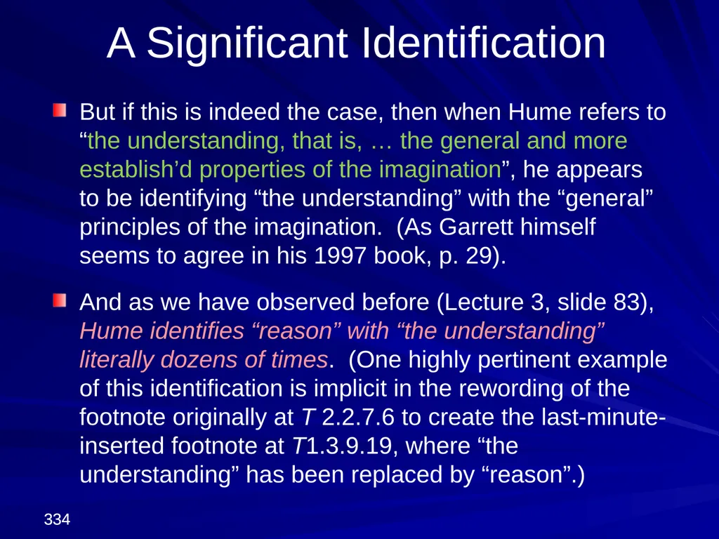 David Hume, 1711-1776 Peter Millican Hertford - slide 334 of 390
