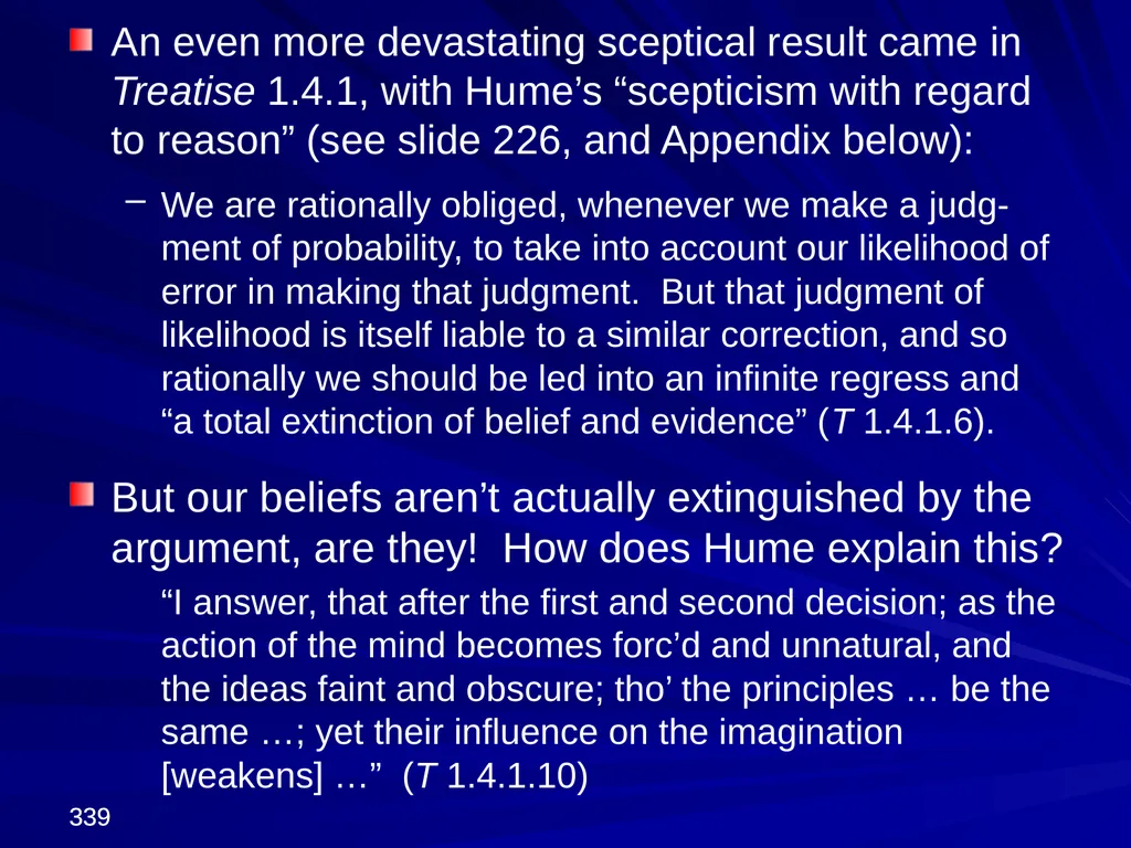 David Hume, 1711-1776 Peter Millican Hertford - slide 339 of 390
