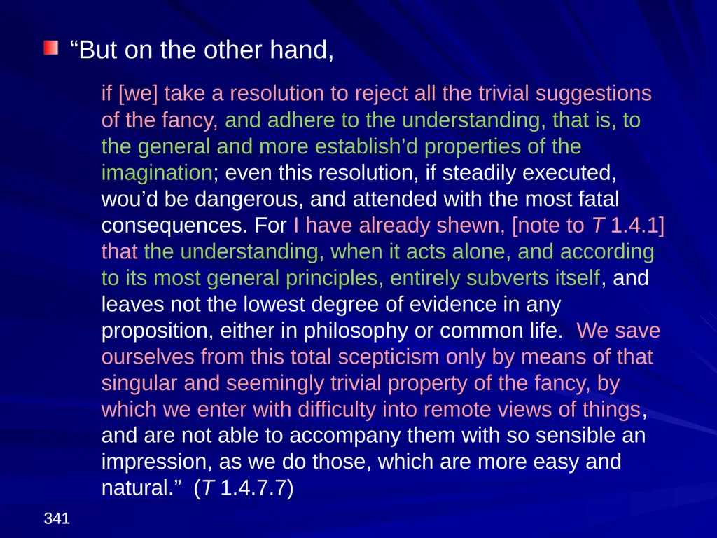 David Hume, 1711-1776 Peter Millican Hertford - slide 341 of 390