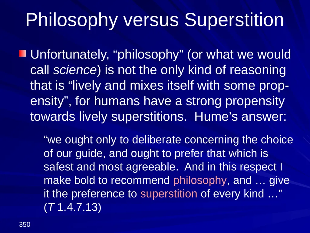 David Hume, 1711-1776 Peter Millican Hertford - slide 350 of 390