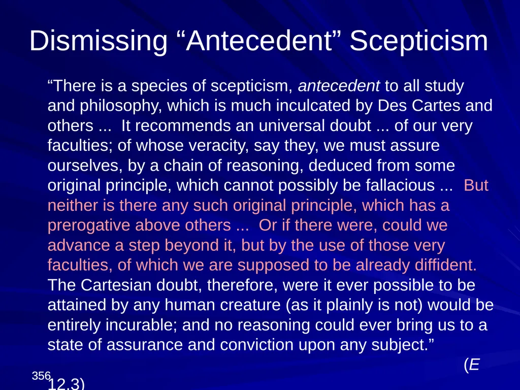 David Hume, 1711-1776 Peter Millican Hertford - slide 356 of 390