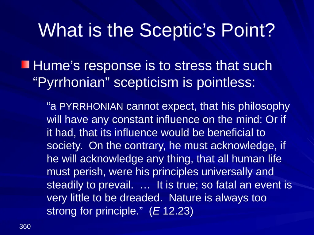 David Hume, 1711-1776 Peter Millican Hertford - slide 360 of 390