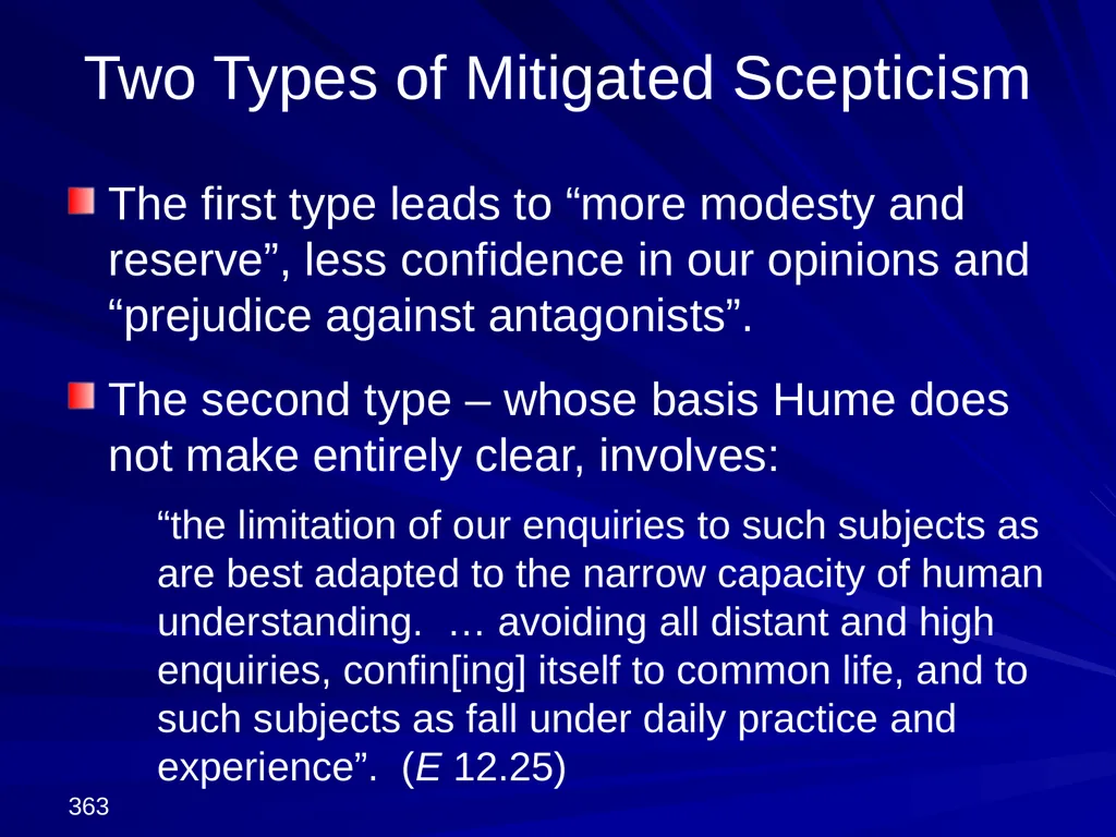 David Hume, 1711-1776 Peter Millican Hertford - slide 363 of 390