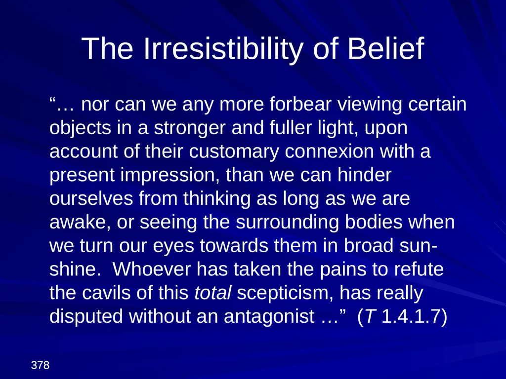 David Hume, 1711-1776 Peter Millican Hertford - slide 378 of 390
